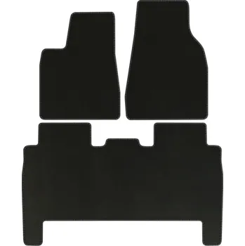 autokoberec Koberce Edecor velurové 3 ks