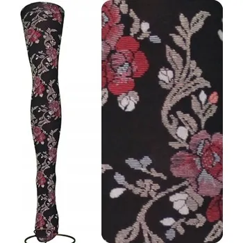 Dámské spodní prádlo Punčocháče vzorované Calzamia 60den vícebarevné color-04 velikost 4