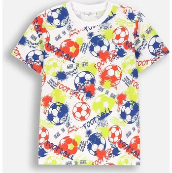 Dívčí tričko Coccodrillo dětské tričko vícebarevné bavlna velikost 92