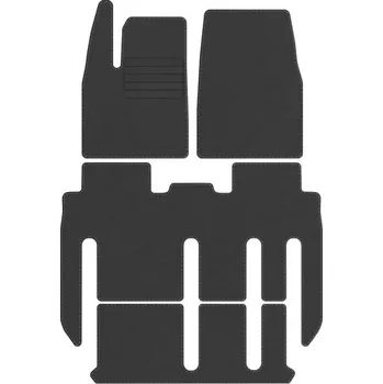 autokoberec Kobercové rohože Edecor velurové 4 ks