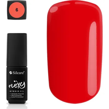Lak na nehty Barevný hybridní lak na nehty Silcare 6 4,5g ml