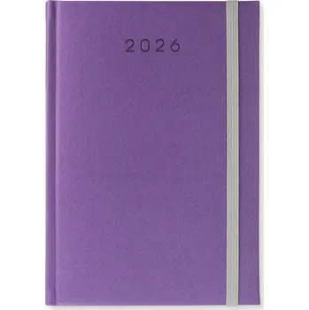 Diář Knižkový kalendář 2026 B5 Scriba fialový