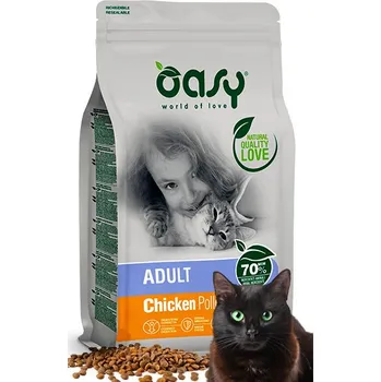 Krmivo pro kočku Oasy Dry Cat Adult kuře krmivo suché pro kočky 300g