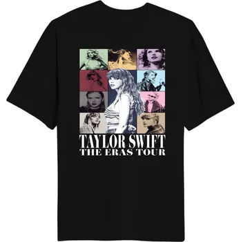 Tričko Taylor Swift The Eras Tour tričko PÁNSKÉ ČERNÉ L