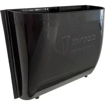 Truhlík GeraTec Thinpot dekorační truhlík - Černá