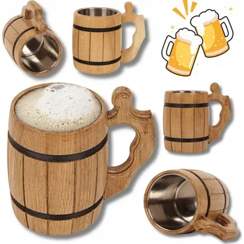 Sklenice Pivní krýgle Woodcarver 0,5 ml 1 ks