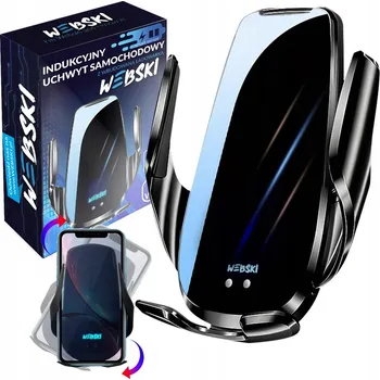 Držák do auta na telefon s indukční nabíječkou do mřížky ventilace Webski