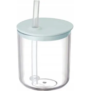 Sklenice Kinto - BONBO brčkový Sklenice 200 Ml - modrošedý