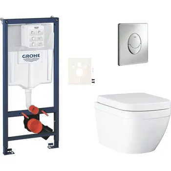 Klozet Grohe Závěsný wc set do lehkých stěn / předstěnová montáž Euro Ceramic SIKOGRSEUSA