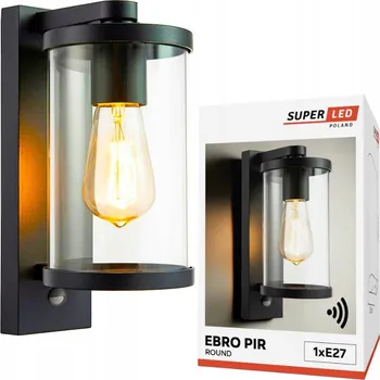 Nástěnné svítidlo Venkovní nástěnné svítidlo SuperLED černé E27 35 W