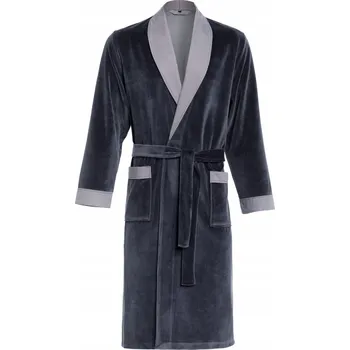 Pánský župan Pánský župan velurový - bavlněný RE-103 Grafitová C1 - 4XL