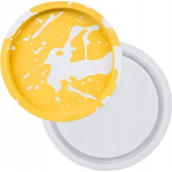 Forma na pečení Silikonová forma KULATÁ PODLOŽKA STŘEDNÍ pro výrobu z polymerového sádry GH-FS306