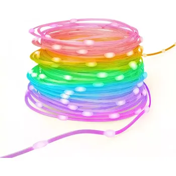 Vánoční dekorace Hama SMART WiFi světelný řetěz, 100 LED, venkovní/vnitřní použití, nastavení barev, stmívání, 10 m