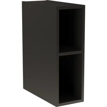 regál Úzký regál 20 cm s 1 policí Černý