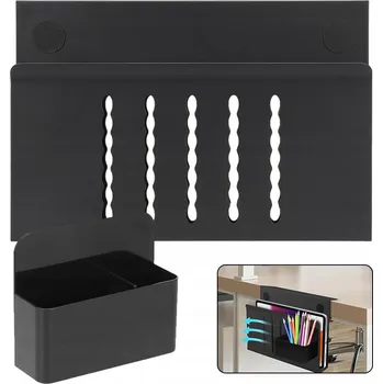 police POLICE NA KABELY ORGANIZÉR POD STŮL NASTAVITELNÝ HLINÍKOVÝ DRŽÁK