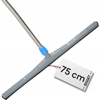 Stěrka na podlahu s gumou pro sběr vody 75 cm s nerezovou tyčí