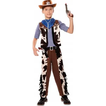 Karnevalový kostým KOSTÝM DĚTSKÝ KOSTÝM KOVBOJ PRO CHLAPCE KARNEVAL 128