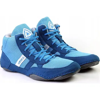 Boxerská obuv LA SPORT ZÁPASNICKÉ BOTY KRAV MAGA BOX MMA 39 modré