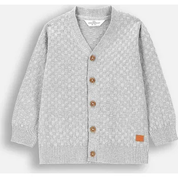 Dámský svetr Coccodrillo dětský svetřík šedý bavlna velikost 74