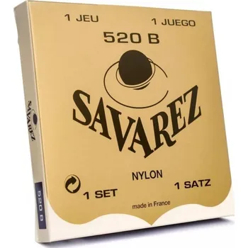 Příslušenství pro strunný nástroj Savarez Struny pro Klasickou kytaru Traditional Concert 520 - jednotlivé strunyE6w low 526B (white) 145378