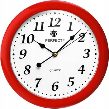 Hodiny Nástěnné hodiny Perfect červené 28 cm