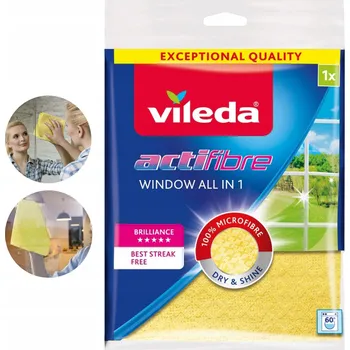 Utěrka Vileda mikrovláknová Utěrka (mikrovlákno) v balení po 1 ks žlutá