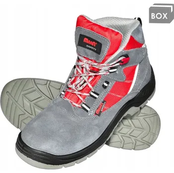 Pracovní obuv Bezpečnostní obuv ATTO kotníkové boty semišové vel. 43 MAAN