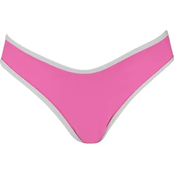 Dámské plavky Puma Reversible Brazilian Bikini Bottoms Green / Pink 8 (XS)