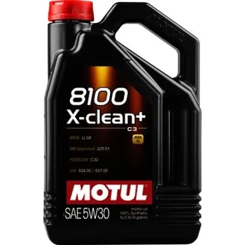 Provozní kapalina Motul 106377 8100 X-CLEAN+ 5W-30 - 5L