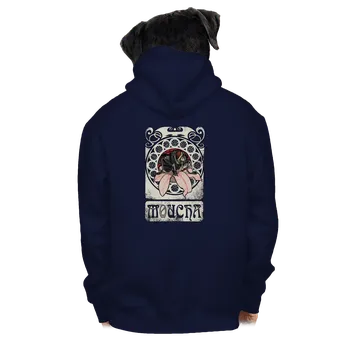 Pánská mikina Bastard Moucha pánská mikina na zip Navy