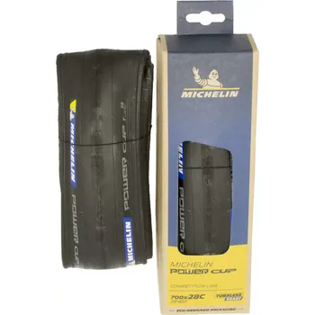 Plášť na kolo Michelin Silniční plášť Michelin Power Cup Black TS TLR Competition Line kevlar Tubeless ready průměr/šíře 622 x 25 (700x25C)