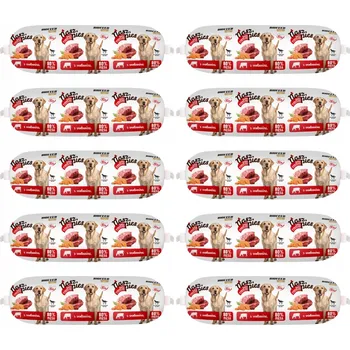 Krmivo pro psa BIOFEED NASZ PIES Tyčinka pro psy Vlhké krmivo hovězí - 80% masa 1kg x10