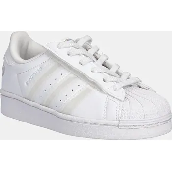 Chlapecké tenisky Dětské tenisky adidas Originals SUPERSTAR LED LIGHTS JQ6419 bílá 00X, EUR 28