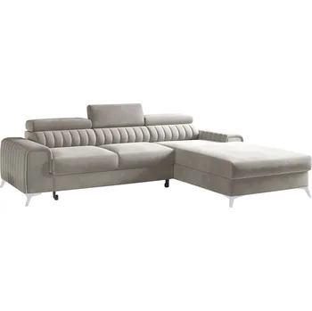 Sedací souprava Rohová sedací souprava Grayson pravá pro každodenní spaní s mechanismem rozkládání typu delfín a úložným prostorem - ELTAP sola 18 278x72 cm