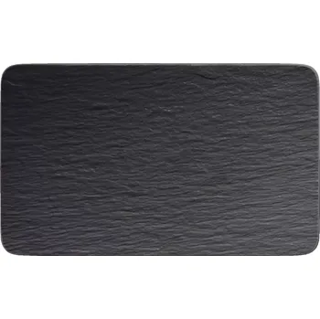 Talíř Talíř plochý Villeroy & Boch Manufacture Rock 28x14 cm, černý