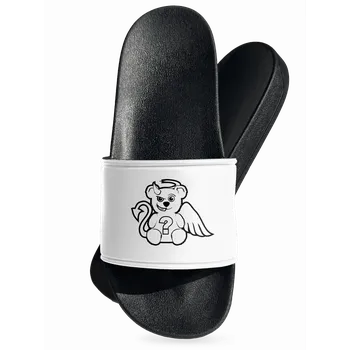 Pánské pantofle Bastard.cz Omalovánka: Anděl vs. ďábel pantofle White