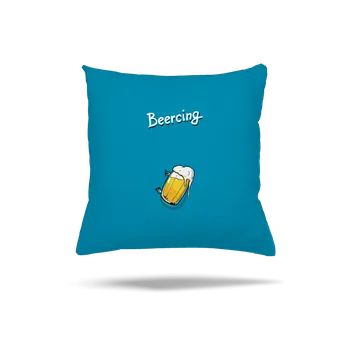 Polštář Bastard Beercing polštář Blue Turquoise