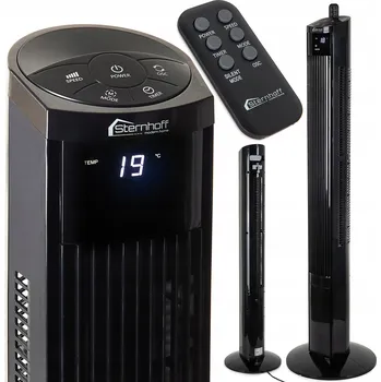 Domácí ventilátor Sloupový ventilátor Sternhoff Černý