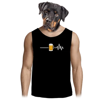 Pánské tílko Bastard Beer help pánské tílko Black