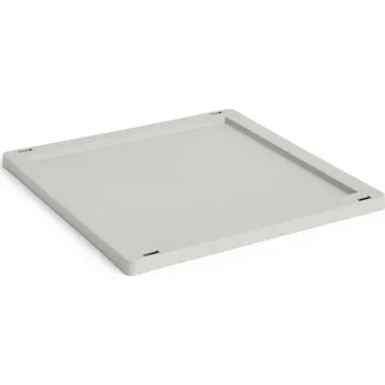 Úložný box HAY Plastové víko Colour Crate Medium Square/Cube, grey