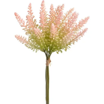 umělá květina Umělý vřesovec svazek broskvová