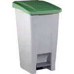 Odpadkový koš nášlapný Gastro 60 l, šedá/zelená