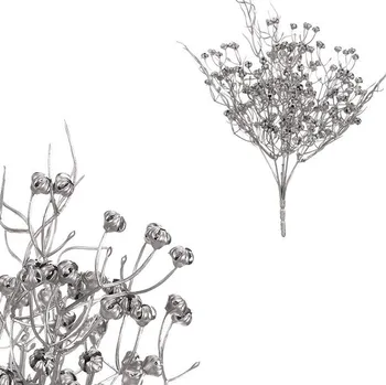 umělá květina Tráva kvetoucí - umělý trs, barva stříbrná