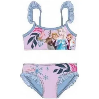 Dívčí plavky DIFUZED - Dívčí dvoudílné plavky Ledové království - Frozen Esa a Anna - sv. modré 122 - 128