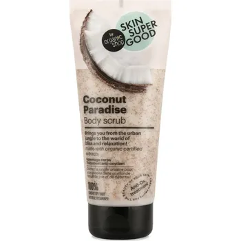 Tělový peeling Organic Shop Tělový peeling Kokosový ráj Skin Super Good (Body Scrub) 200 ml + 2 měsíce na vrácení zboží