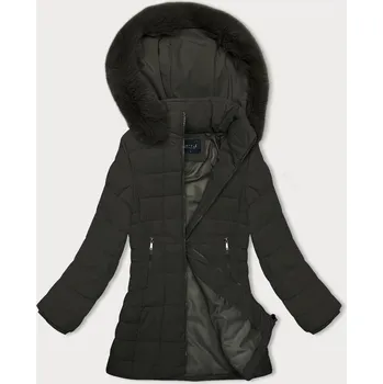 Prošívaná dámská zimní bunda v army barvě J Style (16M9119-136) odstíny zelené XL (42)