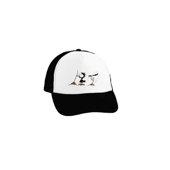 Kšiltovka Bastard Nesprávný konec kšiltovka truckerka Black cap