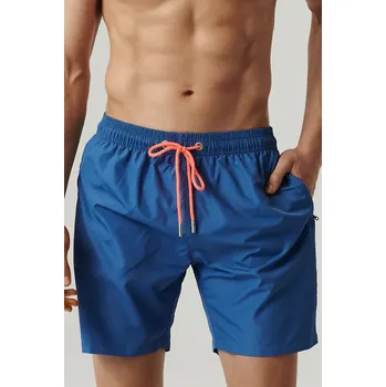 Pánské plavky Atlantic KMB-223 barva:modrá S