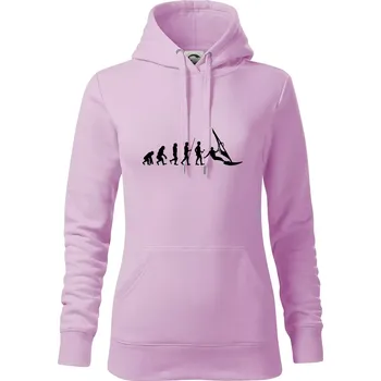 Dámská mikina Evoluce Windsurfing - Mikina dámská Cape s kapucí - S ( Orchid )