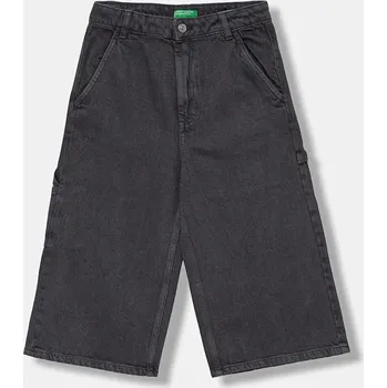 Chlapecké kraťasy Dětské riflové kraťasy United Colors of Benetton 481SCF04Z.G.seasonal šedá 90X, vel. 120